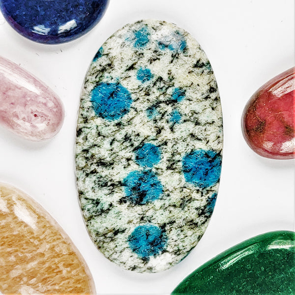 K2 Azurite 44x26mm Oval Cabochon