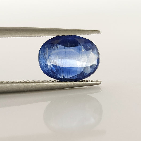 Kyanite 10.2x7.5mm Oval Faceted Gemstone