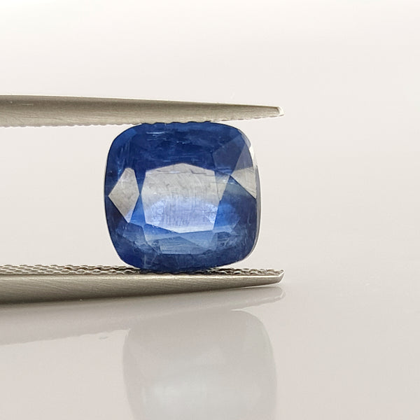 Kyanite 8x7.6mm Rectangular Faceted Gemstone