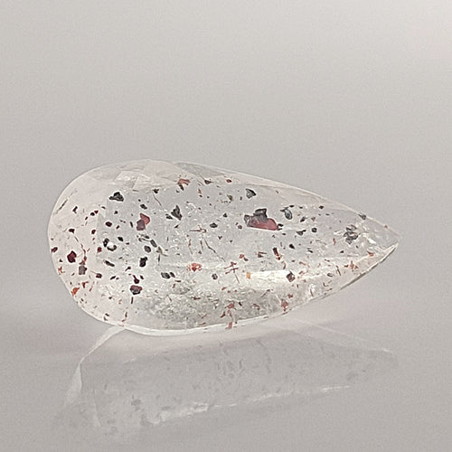 Lepidocrocite Quartz 16.4x8.8mm Pear Cut Faceted Gemstones