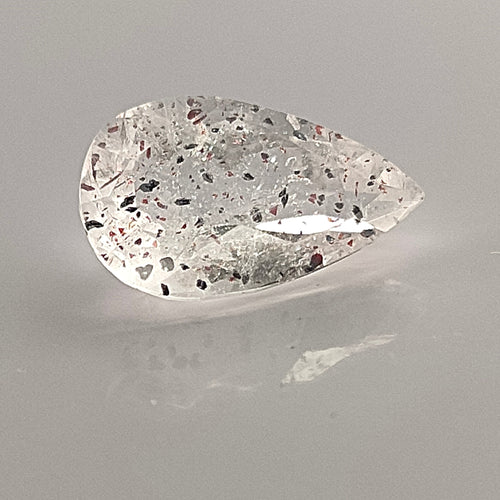 Lepidocrocite Quartz 14x8.4mm Pear Cut Faceted Gemstones