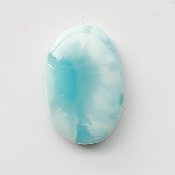 Larimar 26x17mm Oval Cabochon