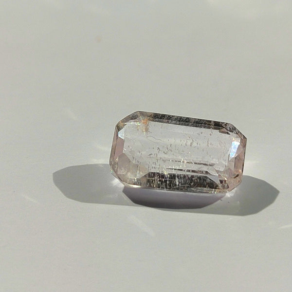 Morganite 9.7x5.8mm Rectangular Faceted Gemstone