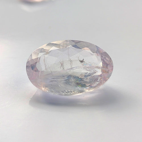 Morganite 15.7x10.7mm Oval Faceted Gemstone