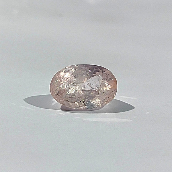 Morganite 9.2x6.2mm Oval Faceted Gemstone
