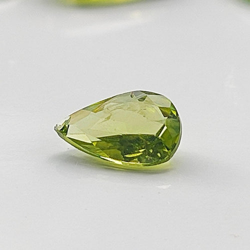Peridot 8.8x5.5mm Pear Cut Faceted Gemstones