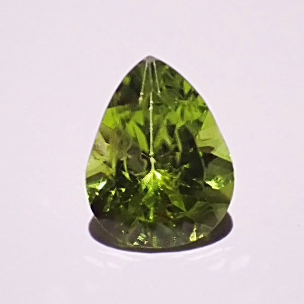 Peridot 10.2x7.8mm Pear Cut Faceted Gemstones