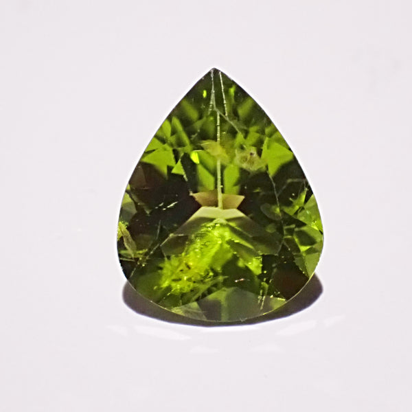 Peridot 10.9x8.9mm Pear Cut Faceted Gemstones