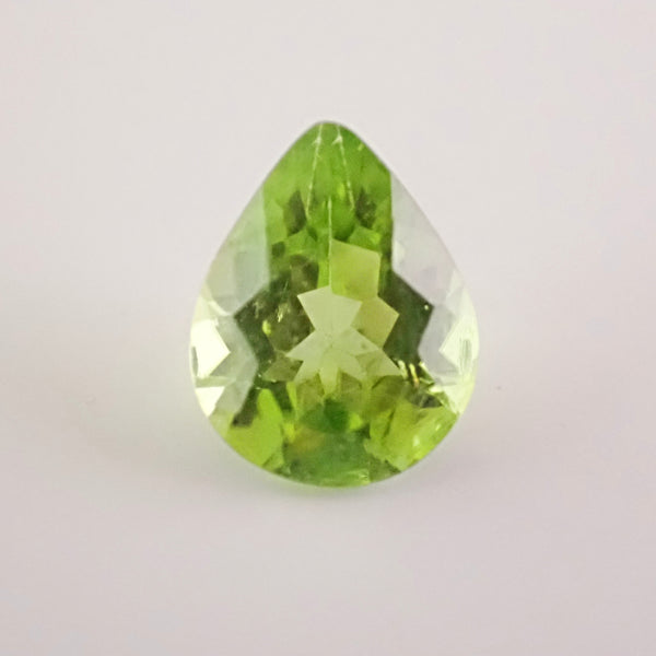 Peridot 9.8x7.7mm Pear Cut Faceted Gemstones