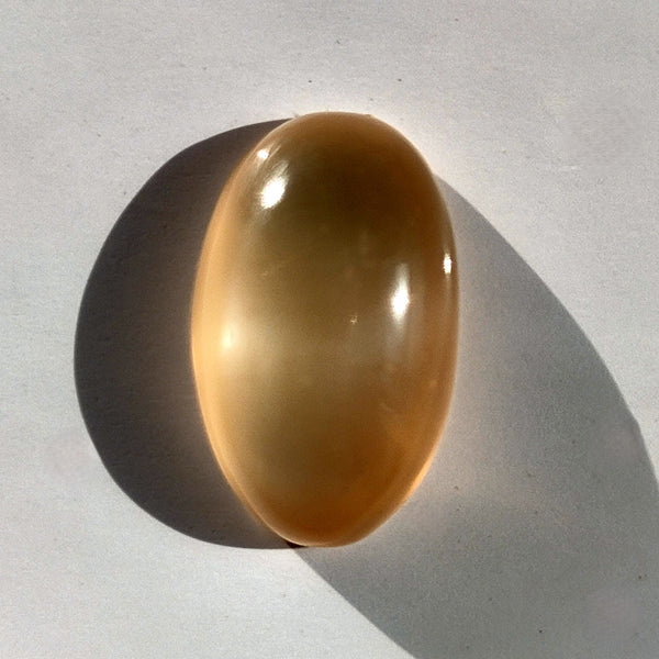 Peach Moonstone 15x9mm Oval Gemstone Cabochon