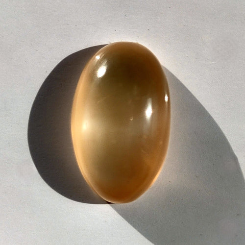 Peach Moonstone 15x9mm Oval Gemstone Cabochon