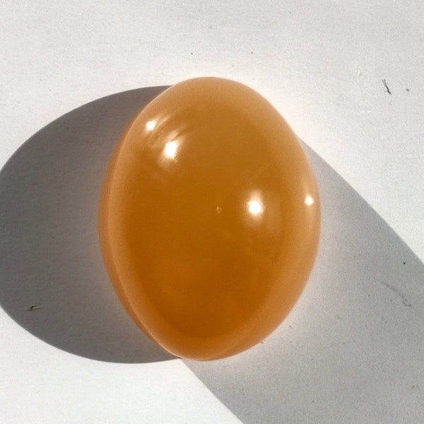 Peach Moonstone 14.5x11.5mm Oval Gemstone Cabochon