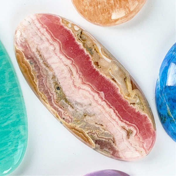 Rhodochrosite 44x20mm Oval Cabochon
