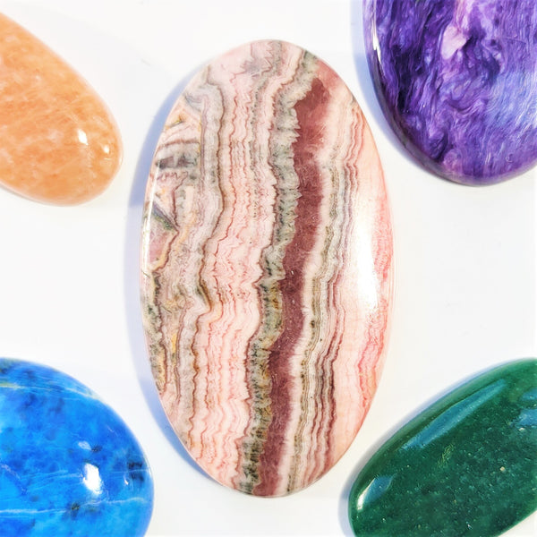 Rhodochrosite 48x27mm Oval Cabochon