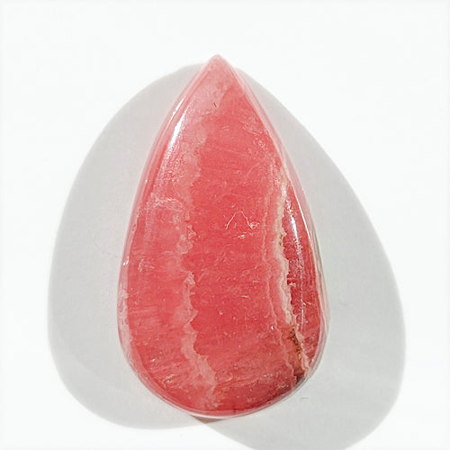 Rhodochrosite 25x14mm Pear Cut Cabochon