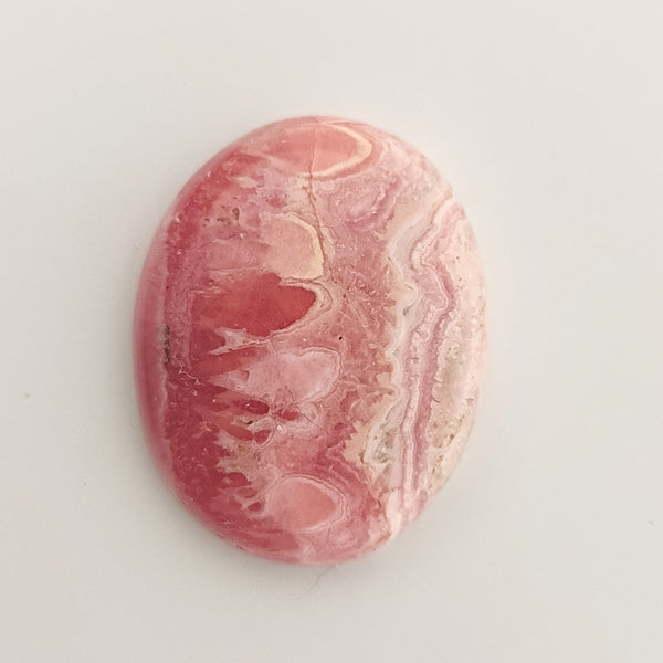 Rhodochrosite 24x19mm Oval Gemstone Cabochon