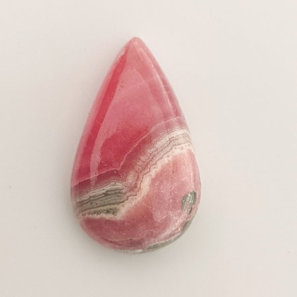 Rhodochrosite 25x15mm Pear Cut Gemstone Cabochon