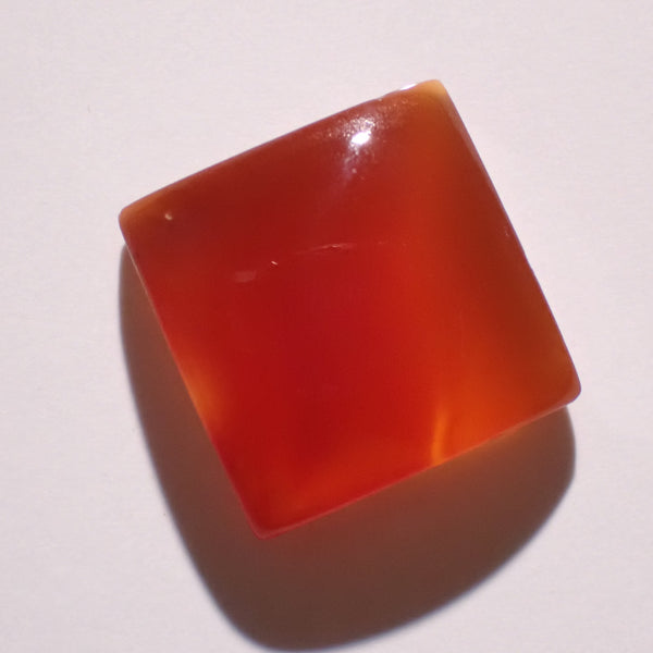 Red Onyx 14mm Square Gemstone Cabochon