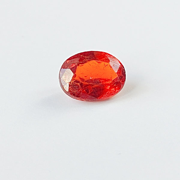 Spessartine Garnet 7.3x5.7mm Oval Faceted Gemstone
