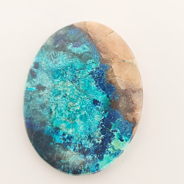 Shattuckite 30x23mm Oval Gemstone Cabochon