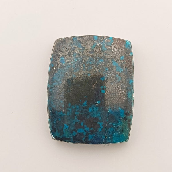 Shattuckite 24x19mm Rectangular Gemstone Cabochon