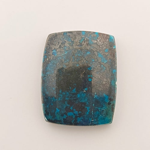 Shattuckite 24x19mm Rectangular Gemstone Cabochon