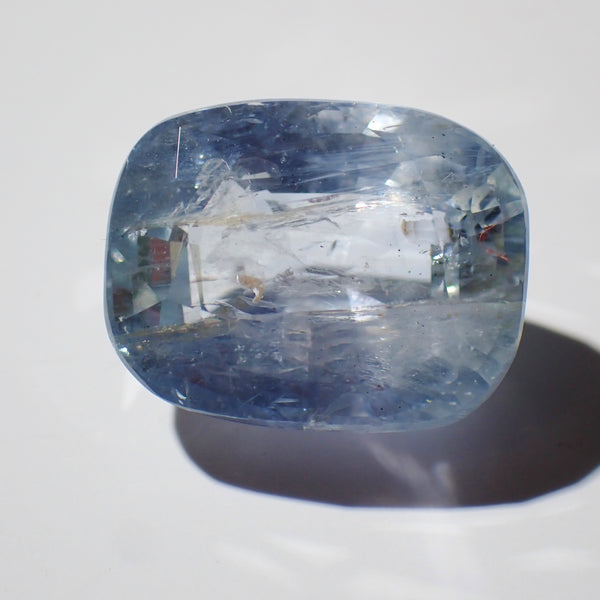 Sapphire 15.4x12.09mm Cushion Cut Faceted Gemstone