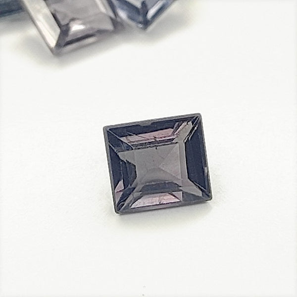 Spinel (Grey) 5.7x5mm Rectangular Faceted Gemstone