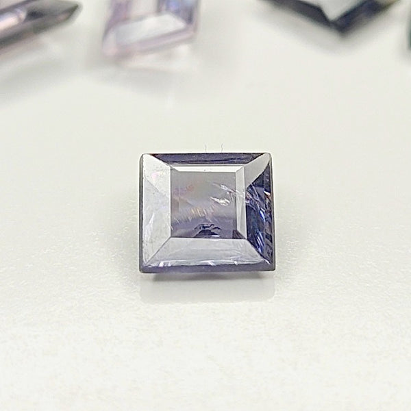 Spinel (Grey) 5.6x5.3mm Rectangular Faceted Gemstone