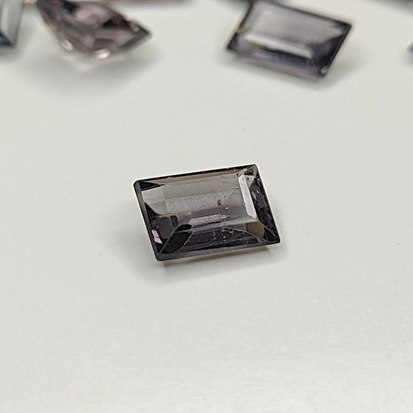 Spinel (Grey) 6.3x4.7mm Rectangular Faceted Gemstone