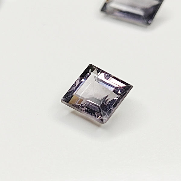 Spinel (Grey) 5.3x4.9mm Rectangular Faceted Gemstone