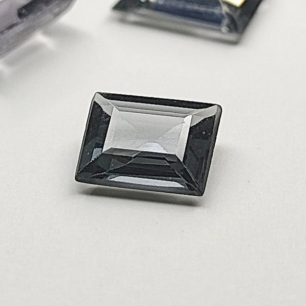 Spinel (Grey) 5.8x4.9mm Rectangular Faceted Gemstone