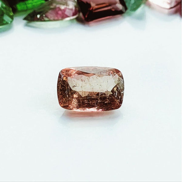 Tourmaline 10.8x7.4mm Rectangular Faceted Gemstone