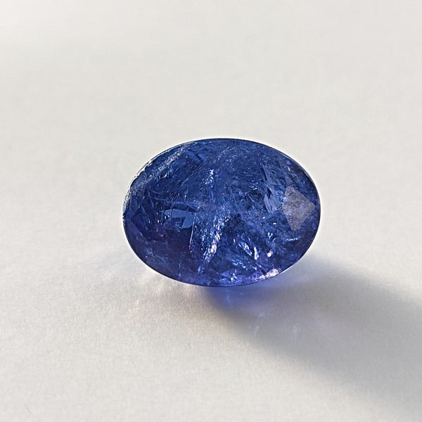 Tanzanite 13.7x10.3mm Oval Faceted Gemstone