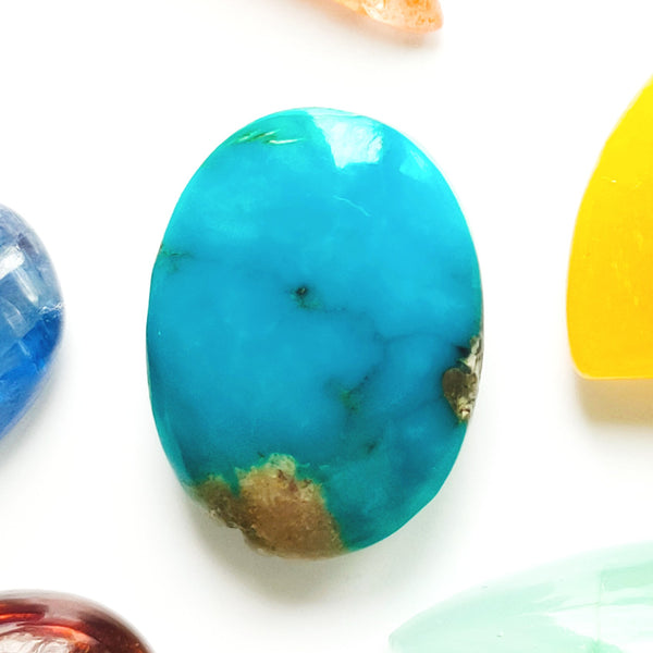 Turquoise 16x12mm Oval Cabochon