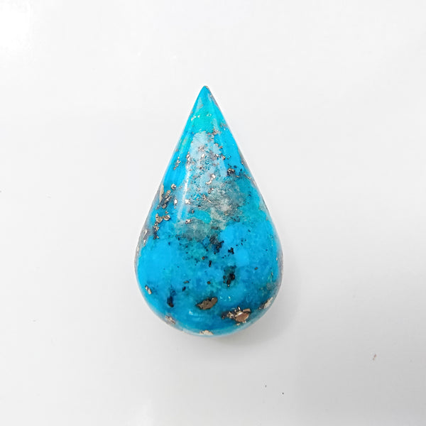 Turquoise 25x16mm Pear Cut Gemstone Cabochon