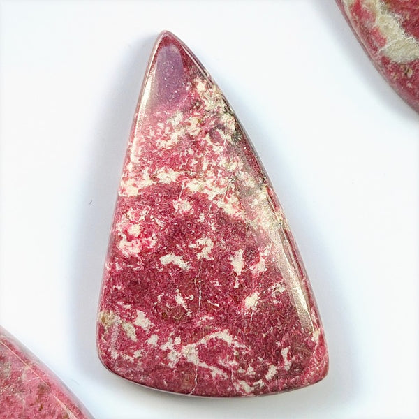 Thulite 36x21mm Free-Form Fancy Cut Cabochon