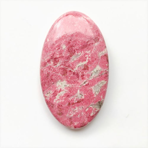 Thulite 52x30mm Oval Gemstone Cabochon