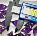 Amethyst 10mm Triangular Gemstone Cabochon