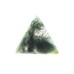 Moss Agate 22mm Triangular Gemstone Cabochon