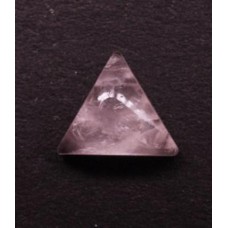 Rose Quartz 10mm Triangular Gemstone Cabochon