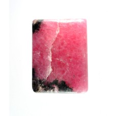 Rhodonite 20x15mm Rectangular Cut Gemstone Cabochon