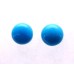 Turquoise 6mm Round Gemstone Cabochon Pair
