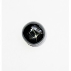 Black Star Diopside  12mm Round Gemstone Cabochon