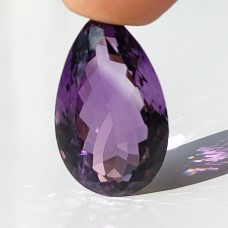 Amethyst 25x15mm Drop Cut Faceted Gemstone