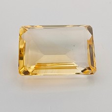 Citrine 22x15mm Emerald Cut Gemstone