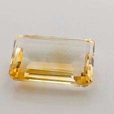 Citrine 25x15mm Emerald Cut Gemstone