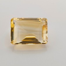 Citrine 20x14mm Emerald Cut Gemstone