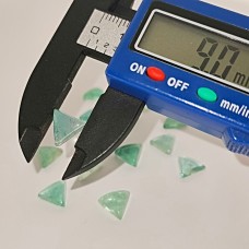 Fluorite 9mm Triangular Gemstone Cabochon