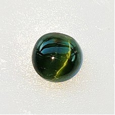 Green Cats Eye Diopside 6.3mm Round Cabochon